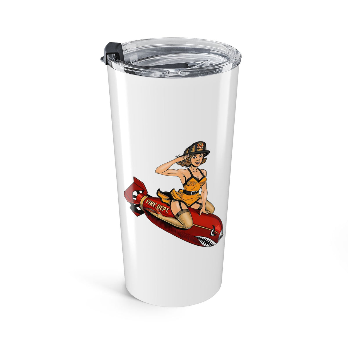 Fire Dept Bomb Pin-Up Tumbler 20oz