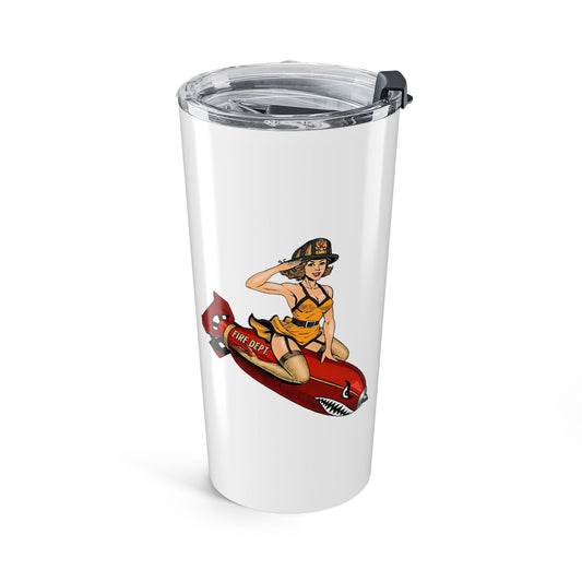 Fire Dept Bomb Pin-Up Tumbler 20oz