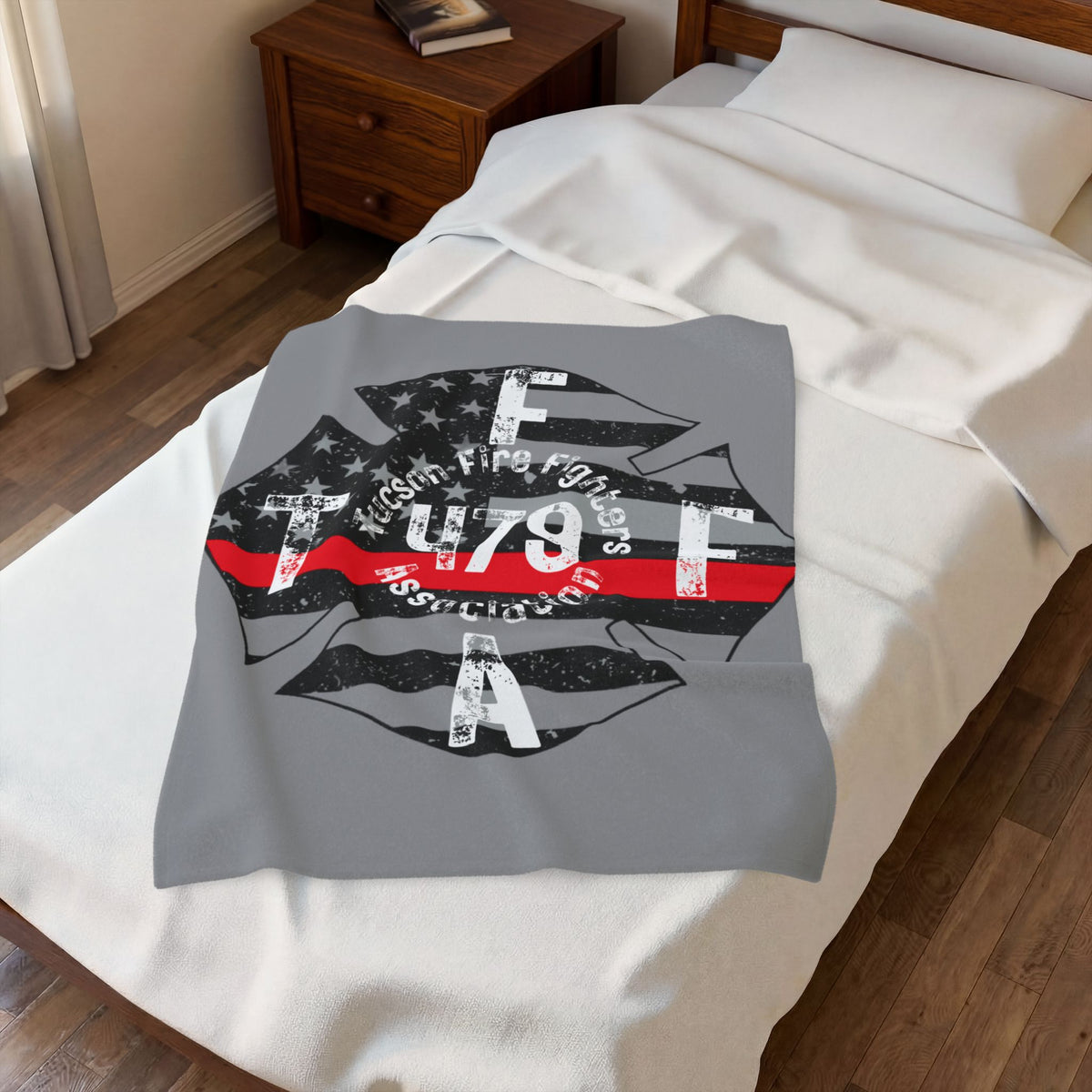 TFFA Local 479 Flag Plush Blanket