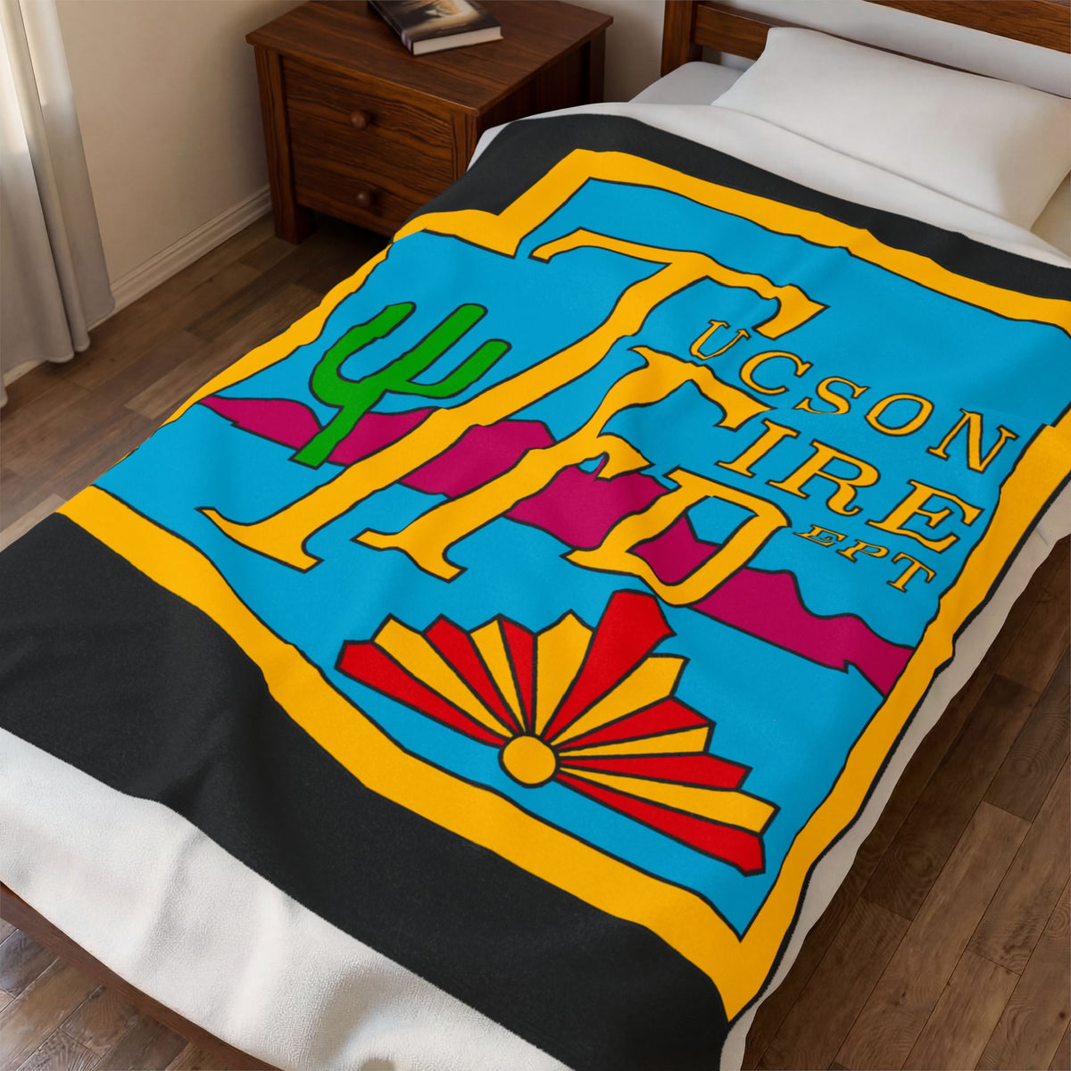 Old-Style TFD Plush Blanket