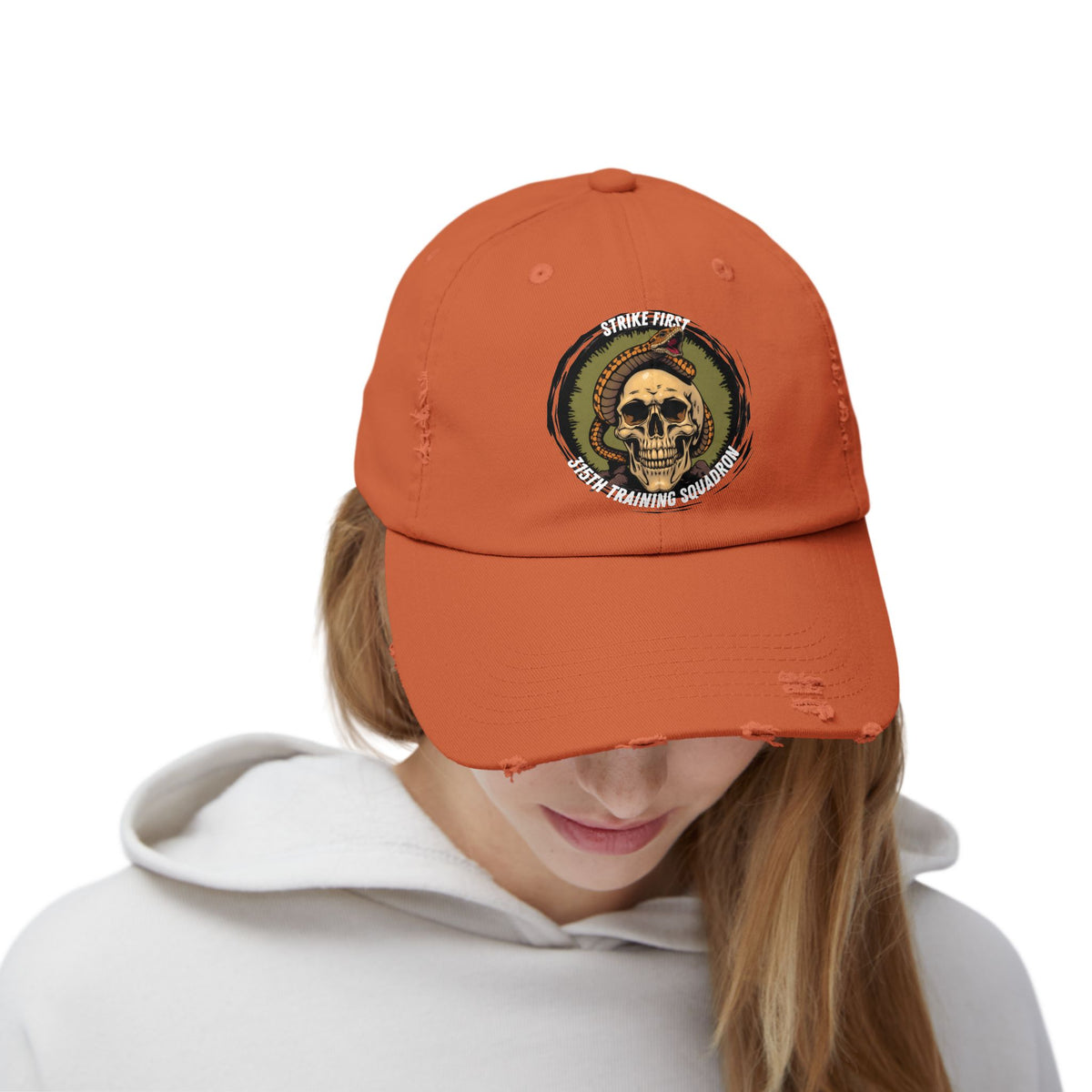 315th TRS Distressed Cap