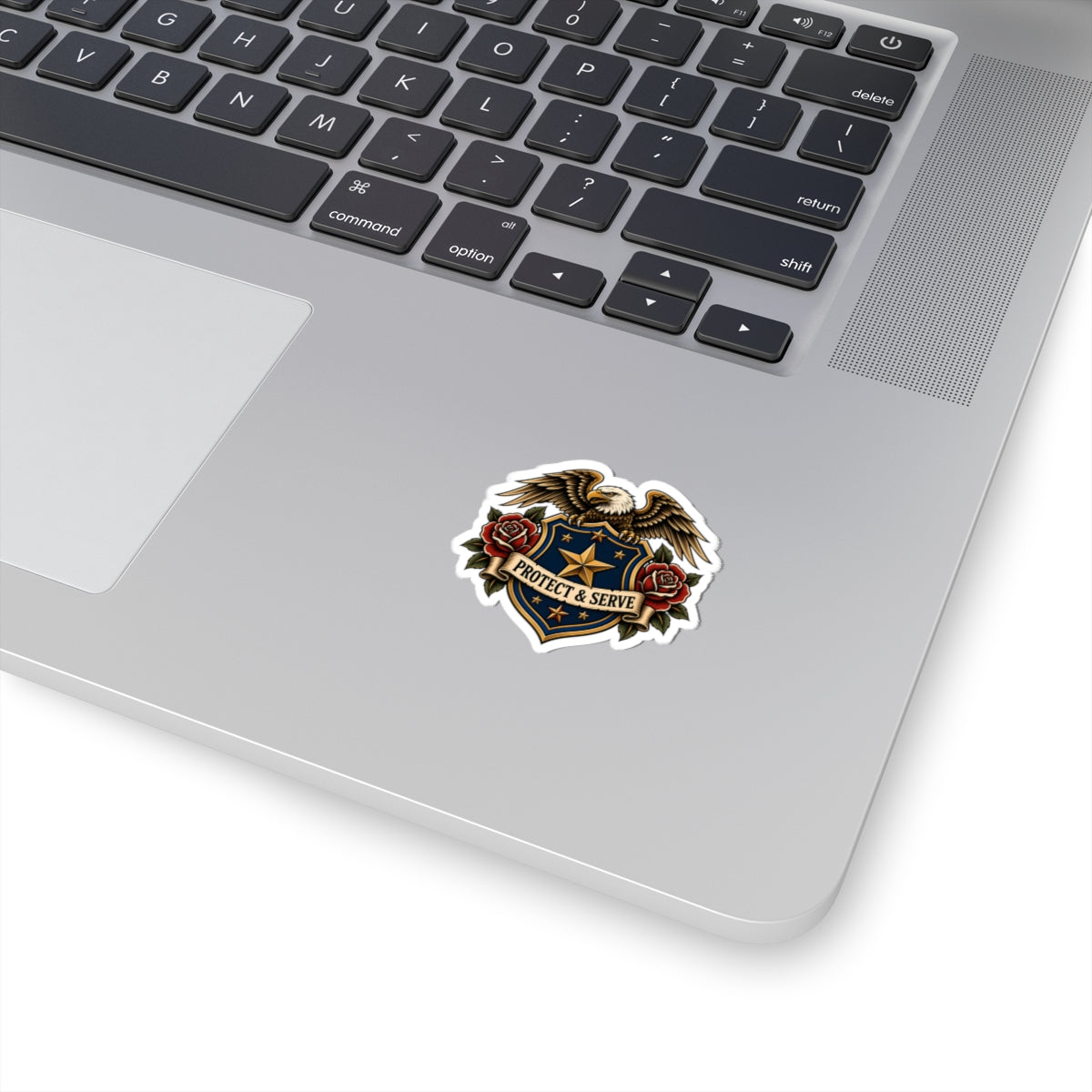 Protect & Serve Police Kiss-Cut Sticker