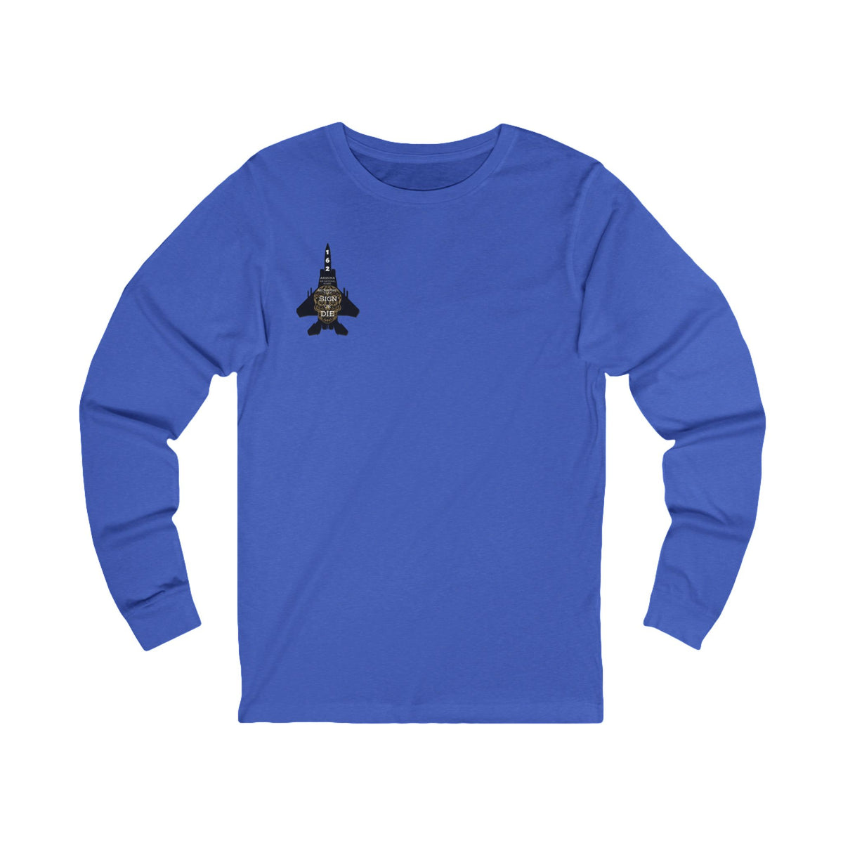F-16 Silhouette Long Sleeve Tee