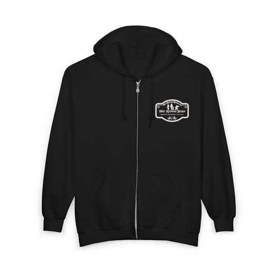 First Response Design Logo Zip Hoodie