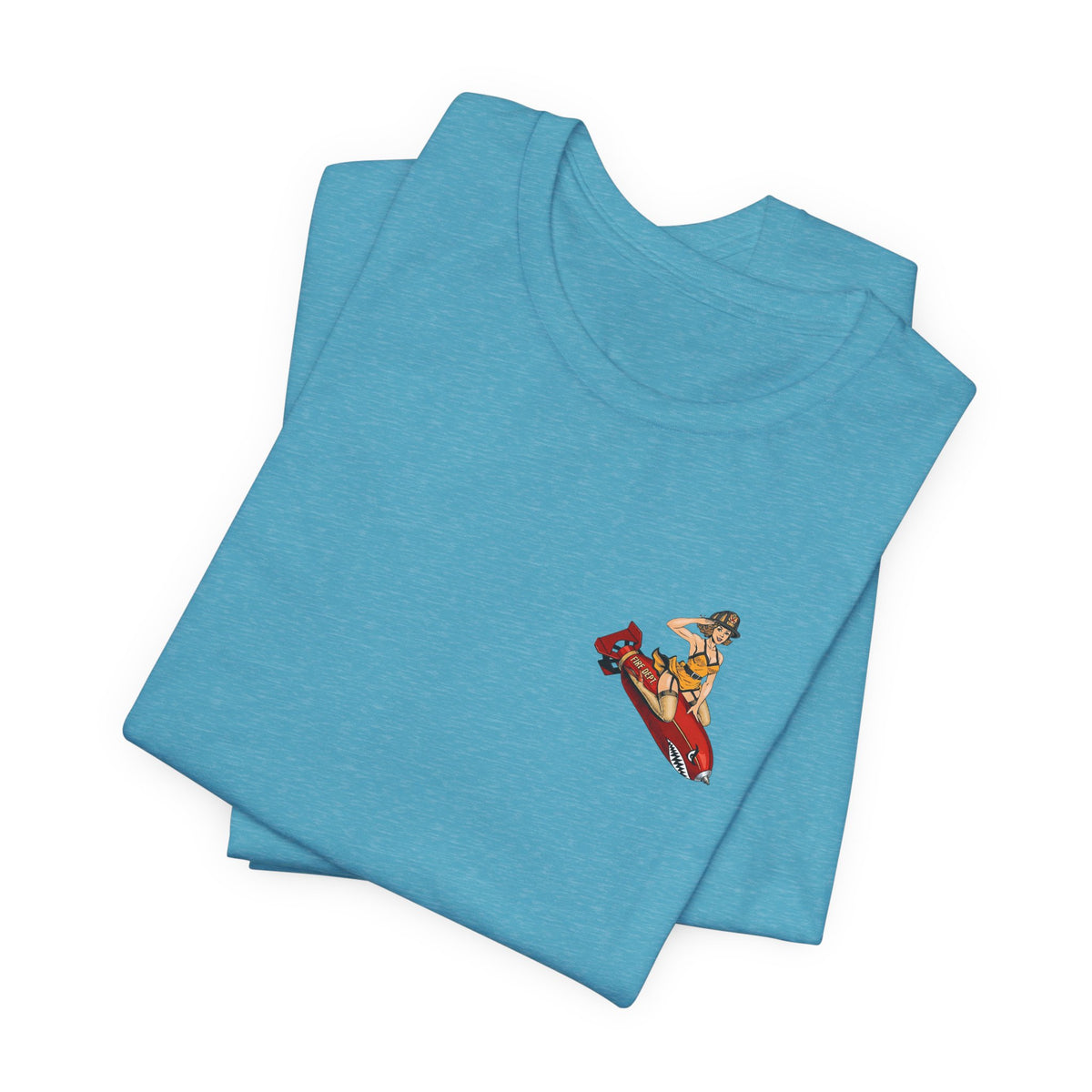 Fire Dept Bomb Pin-Up Tee