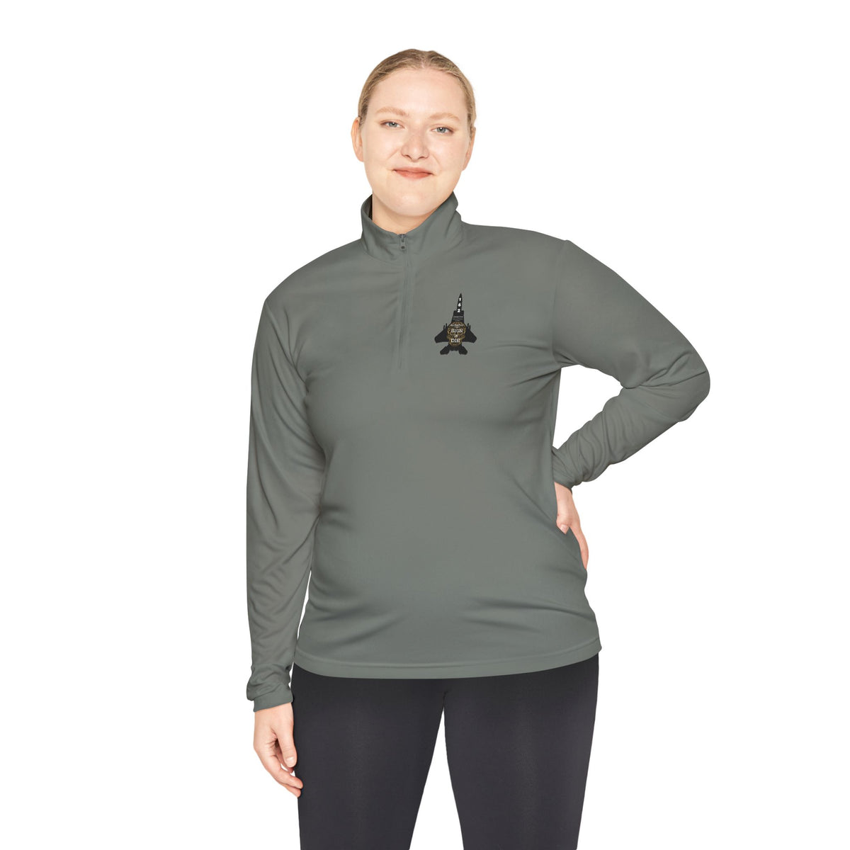 F-16 Silhouette Quarter-Zip