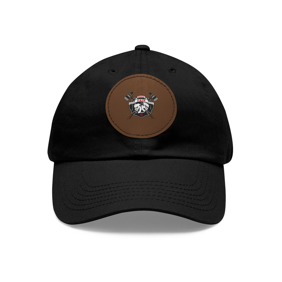 TFD Station 9 Leather Patch Dad Hat