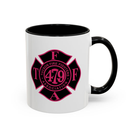 TFFA Local 479 Pink Maltese Cross Mug