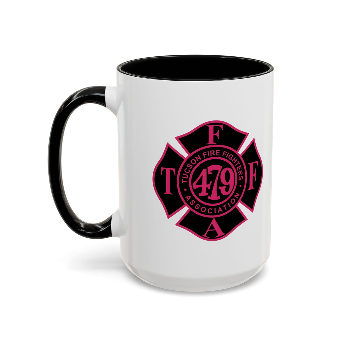 TFFA Local 479 Pink Maltese Cross Mug