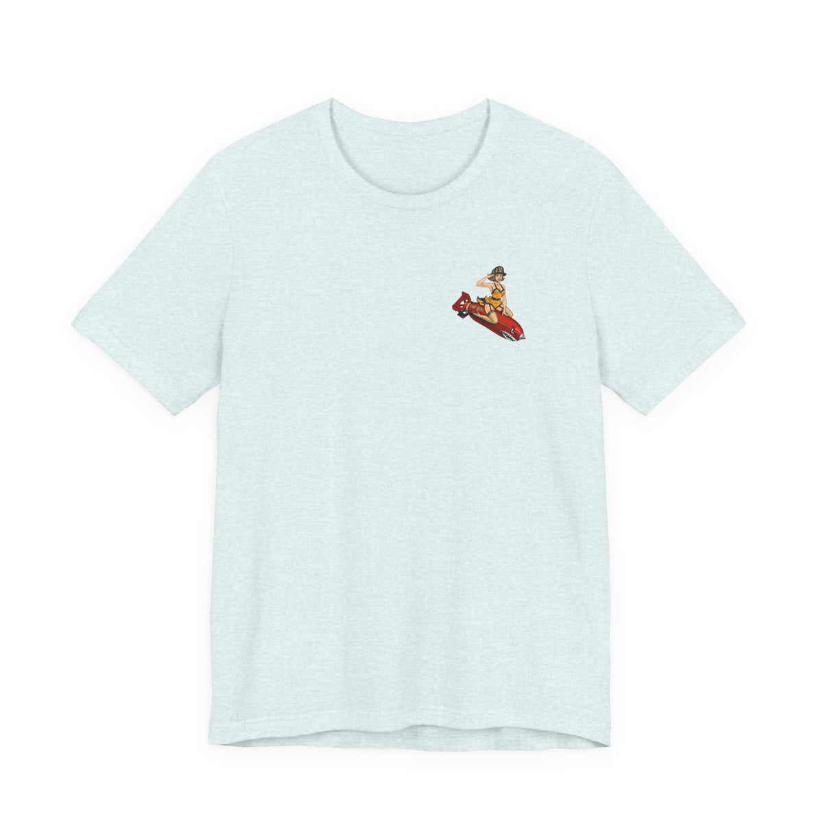 Fire Dept Bomb Pin-Up Tee