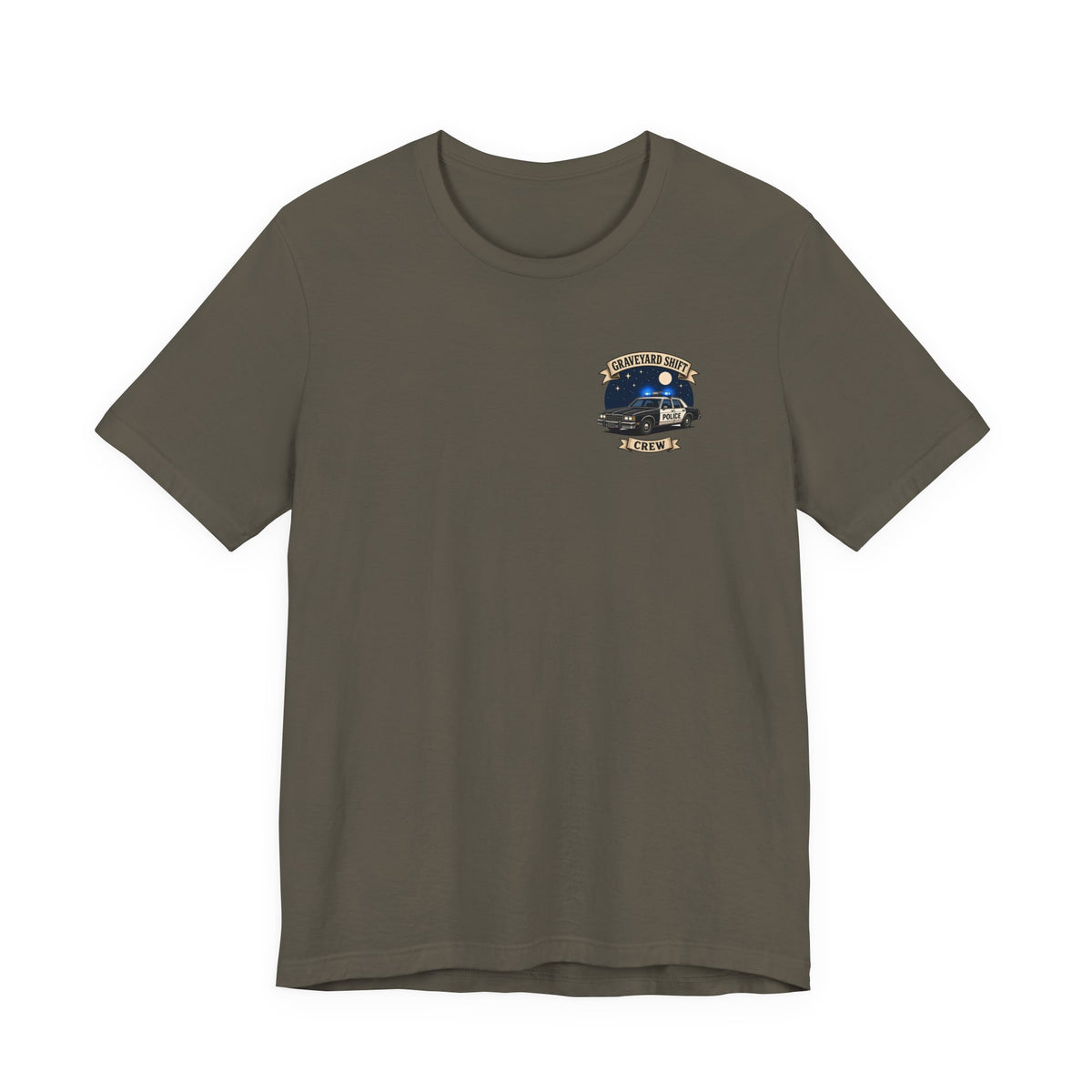 Graveyard Shift Crew Police Tee