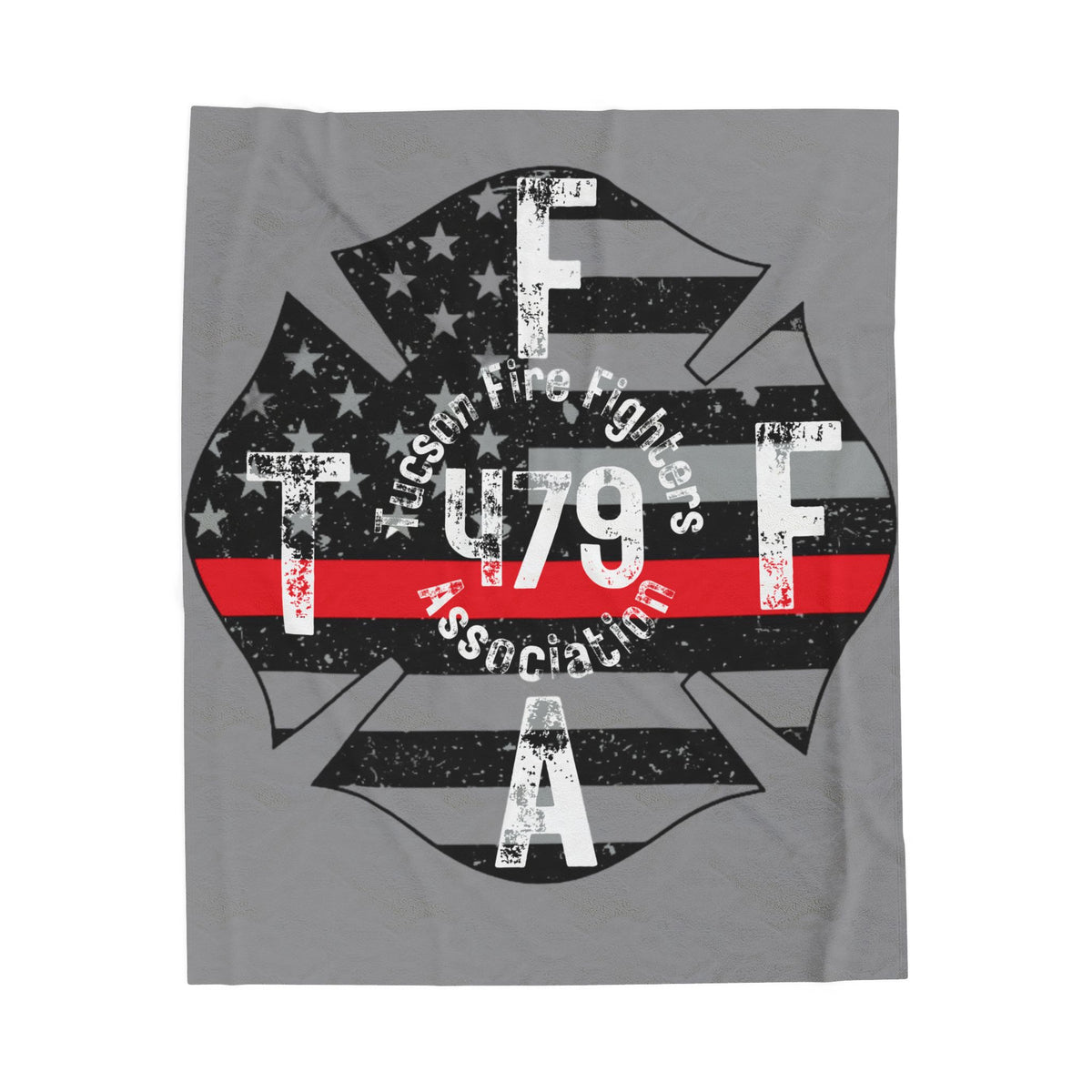 TFFA Local 479 Flag Plush Blanket