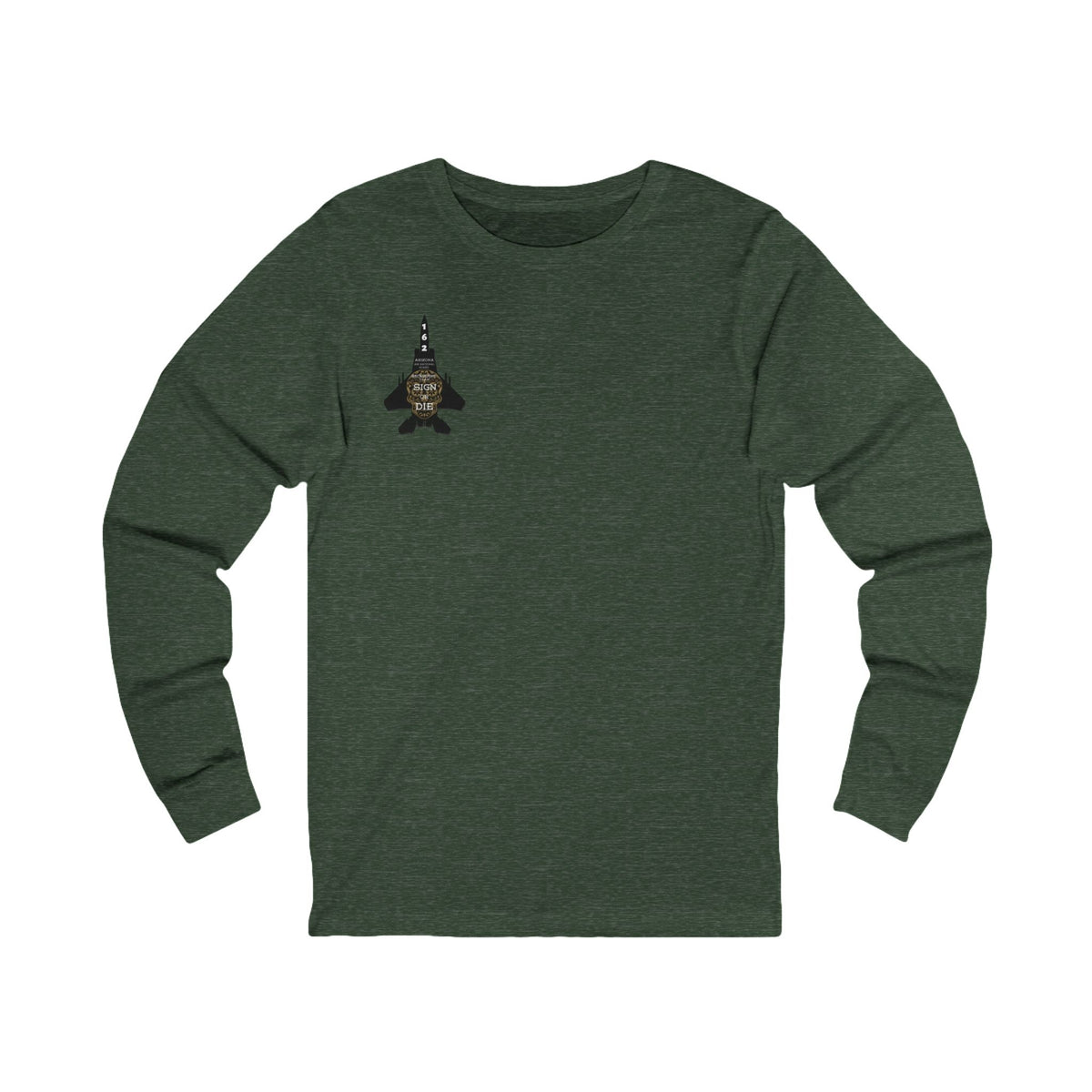 F-16 Silhouette Long Sleeve Tee