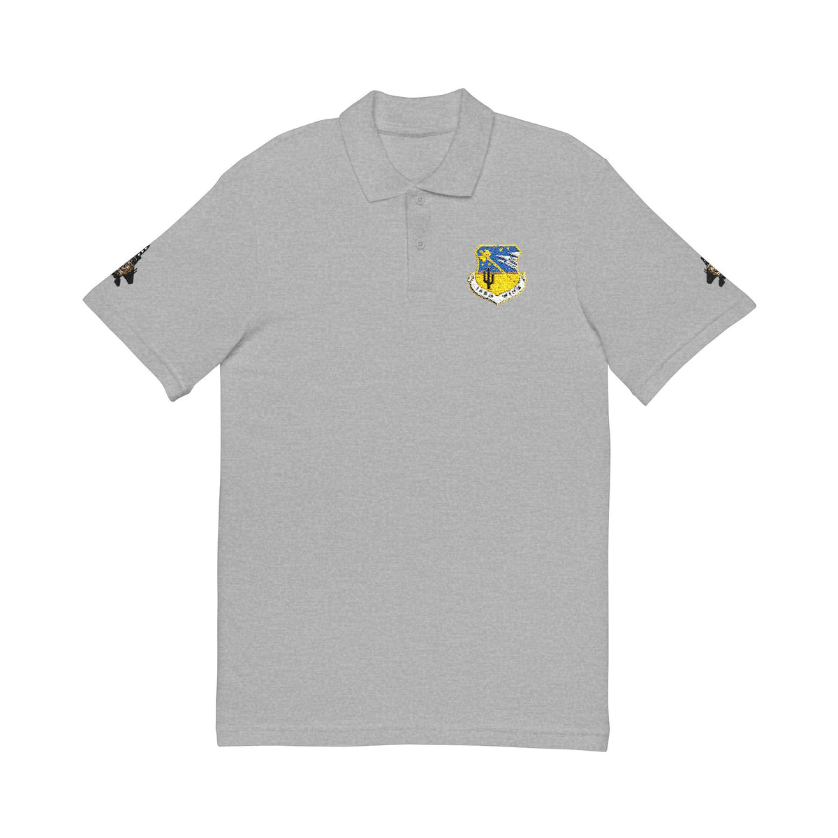 Embroidered Unit Shield Piqué Polo
