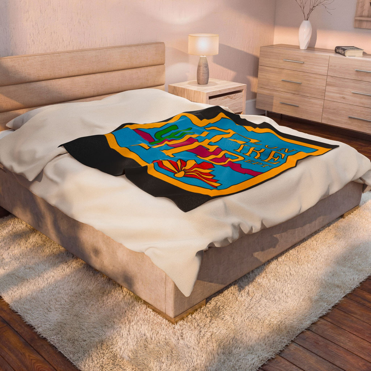 Old-Style TFD Plush Blanket