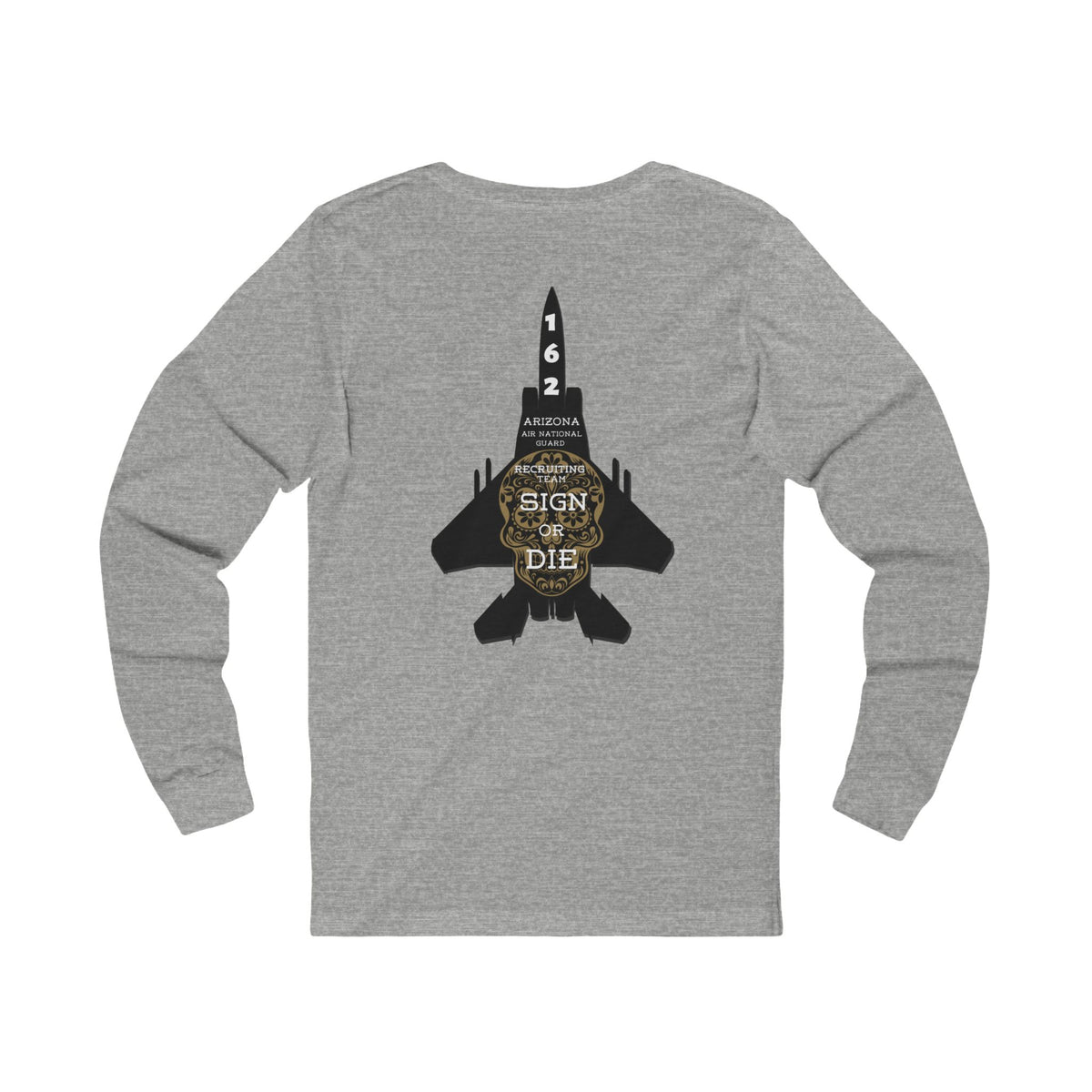 F-16 Silhouette Long Sleeve Tee