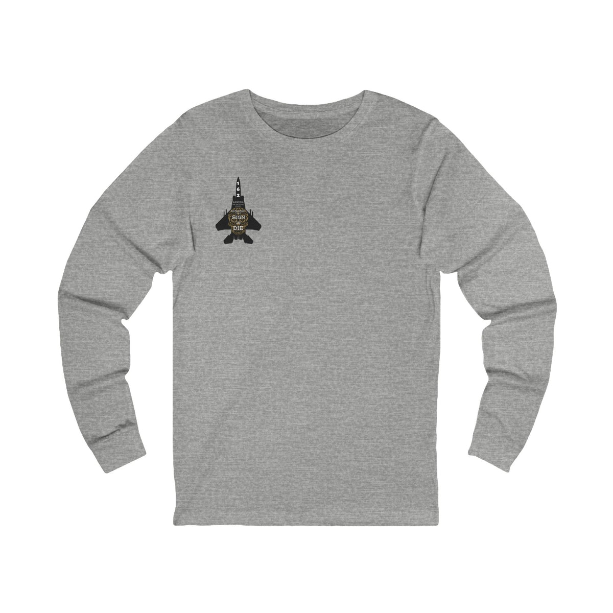 F-16 Silhouette Long Sleeve Tee