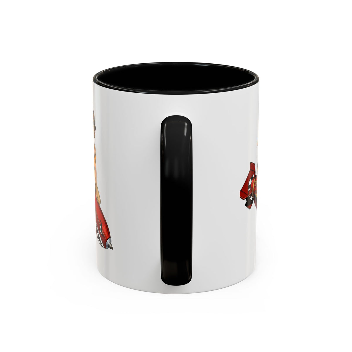 Fire Dept Bomb Pin-Up Mug