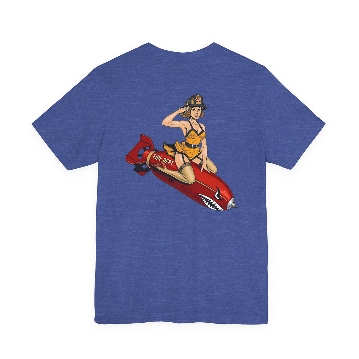 Fire Dept Bomb Pin-Up Tee