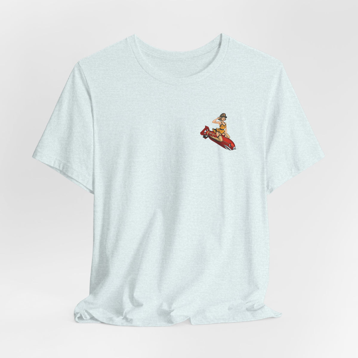 Fire Dept Bomb Pin-Up Tee