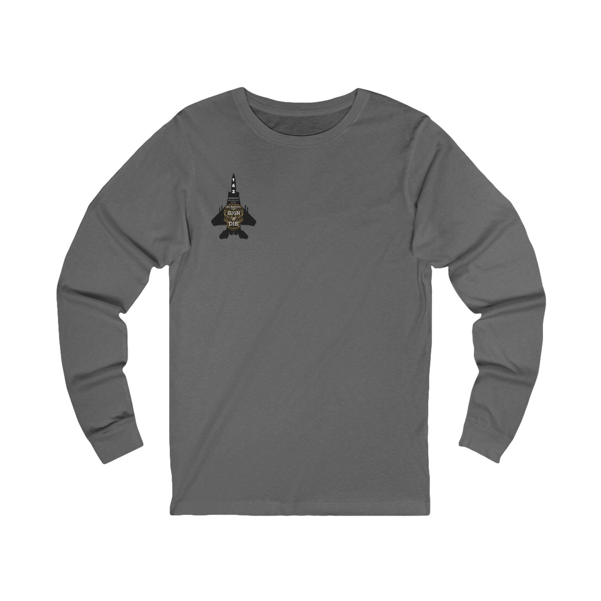 F-16 Silhouette Long Sleeve Tee