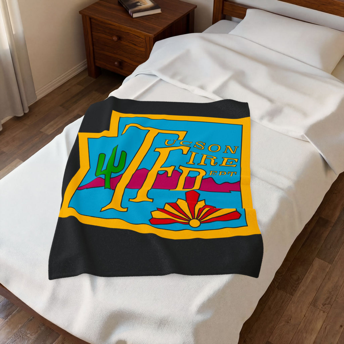 Old-Style TFD Plush Blanket
