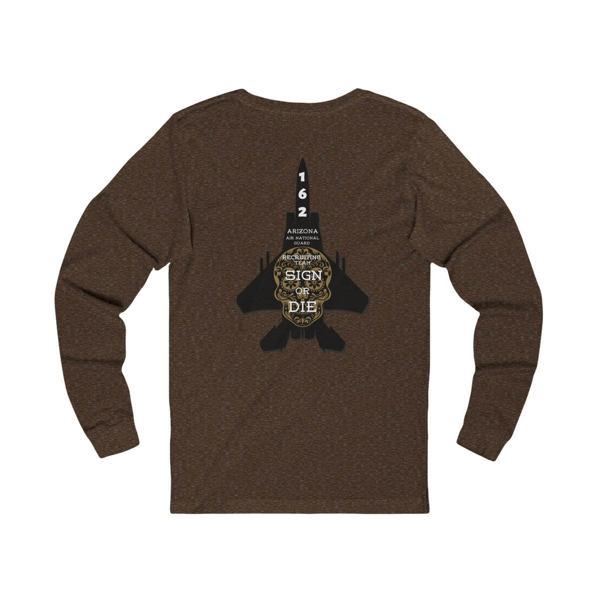 F-16 Silhouette Long Sleeve Tee
