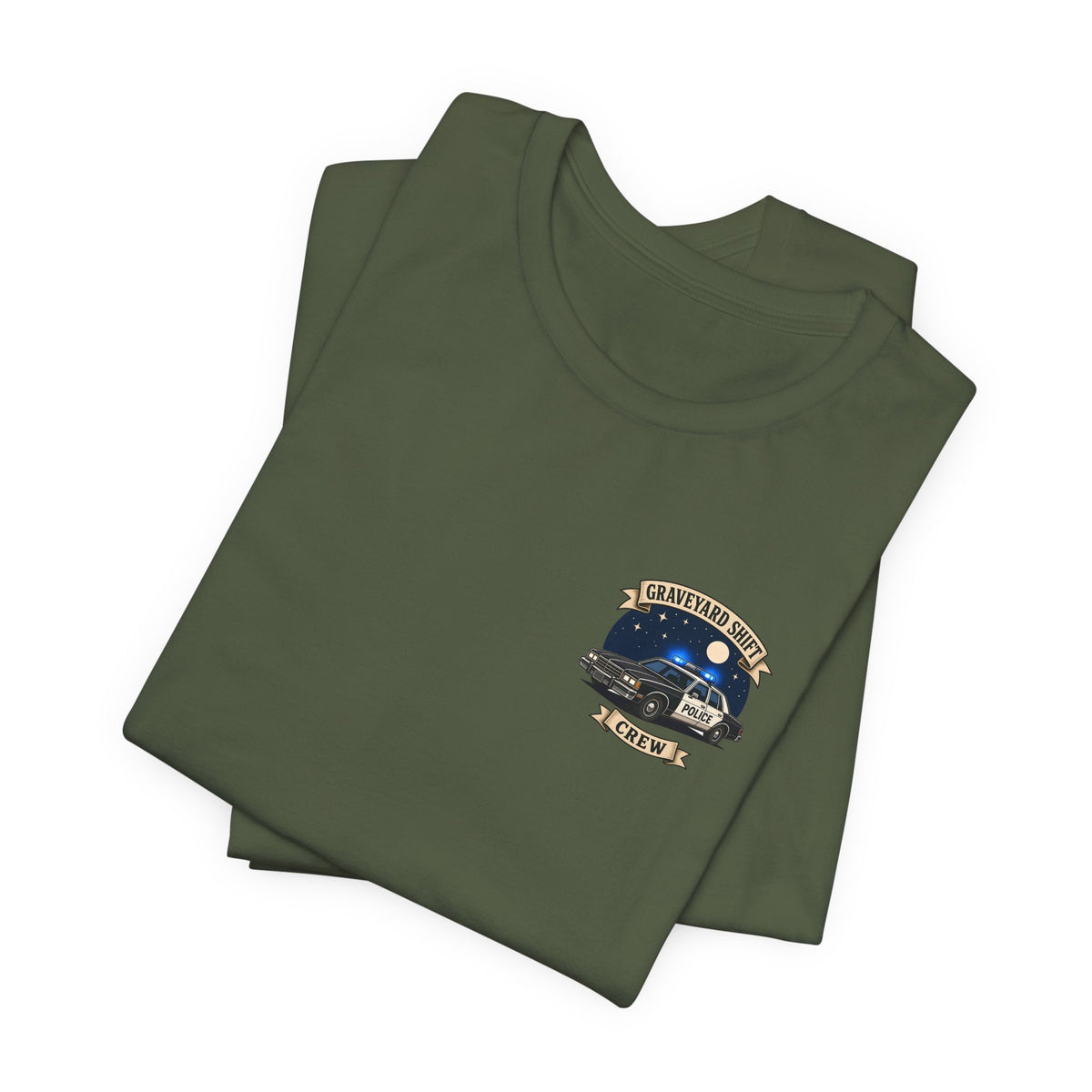 Graveyard Shift Crew Police Tee