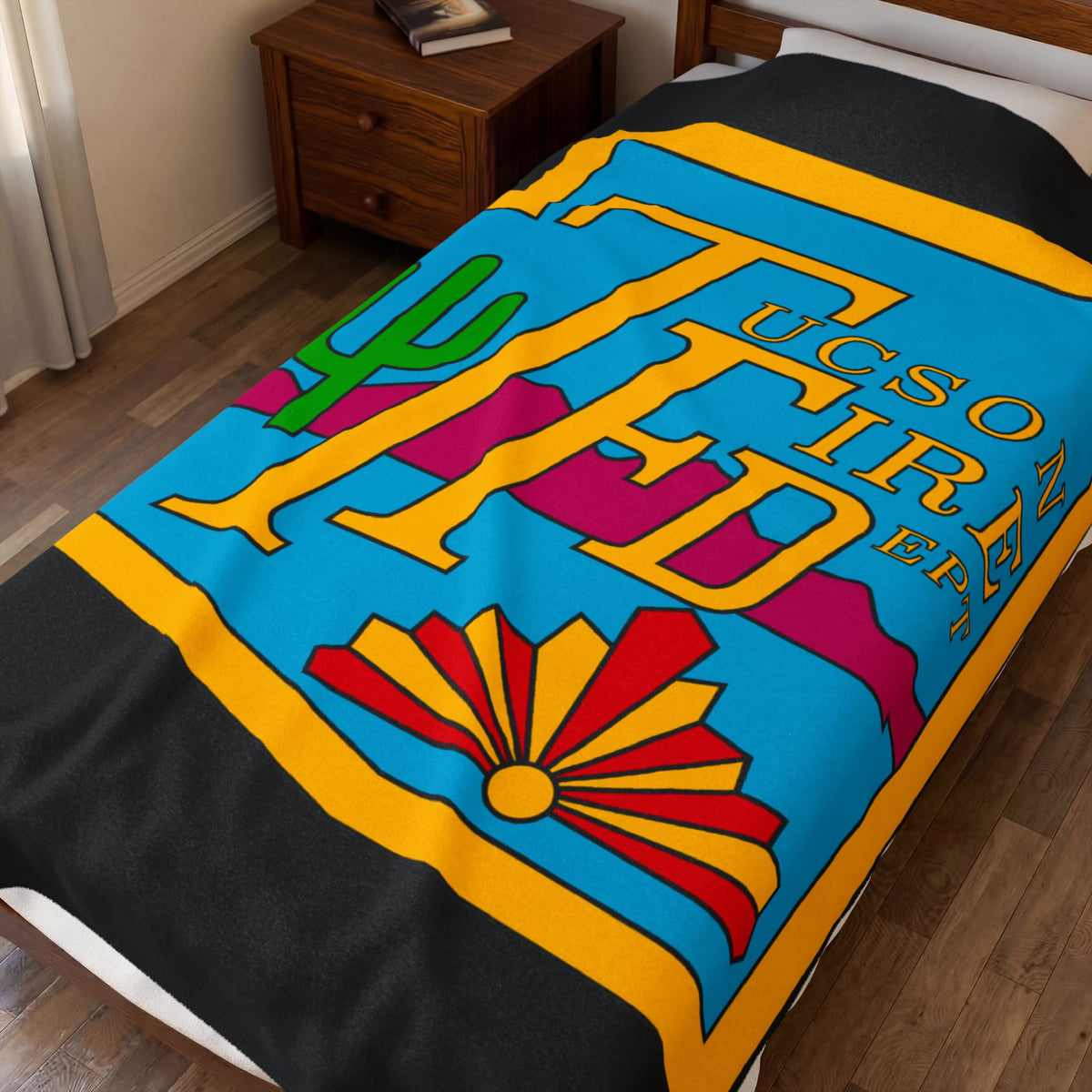 Old-Style TFD Plush Blanket