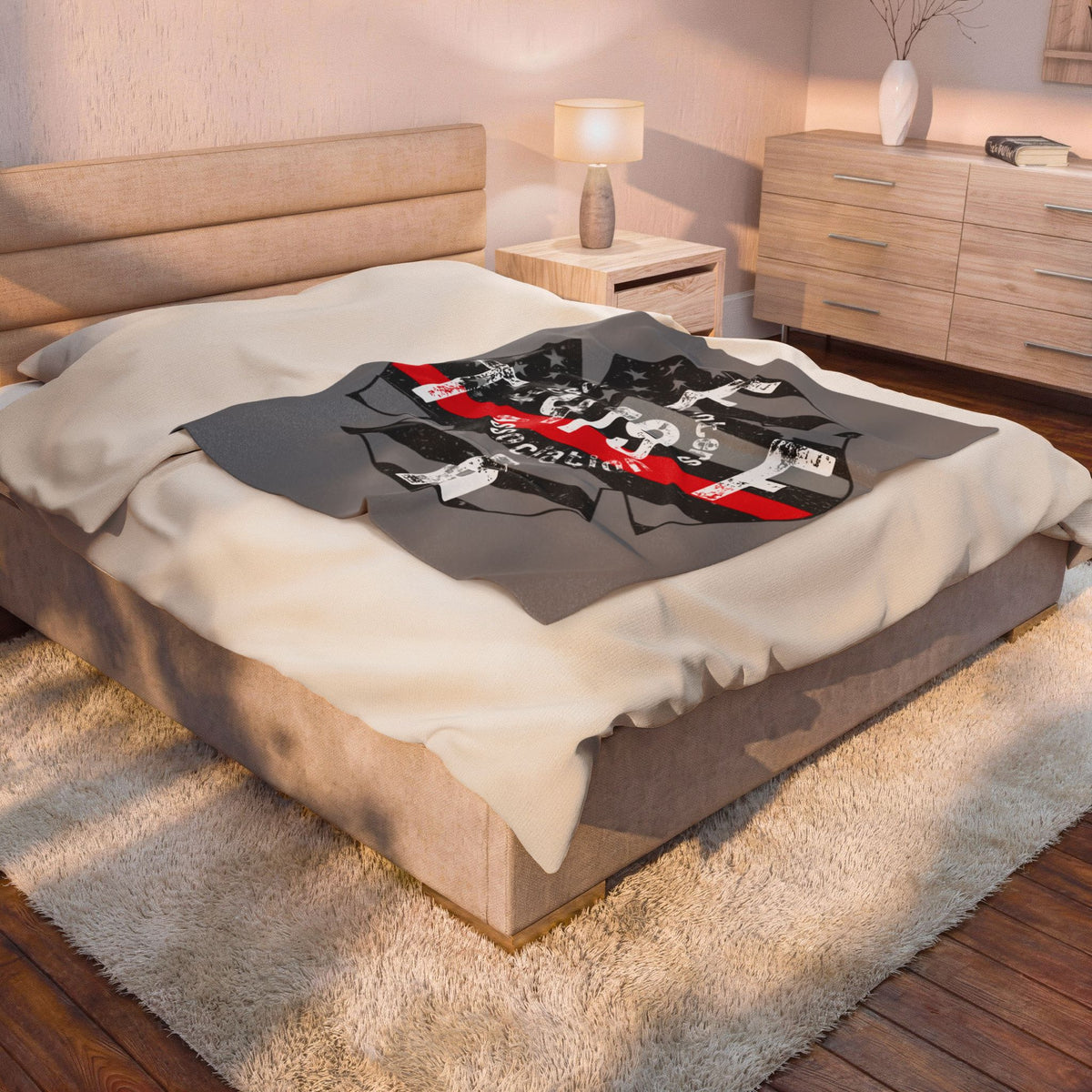 TFFA Local 479 Flag Plush Blanket