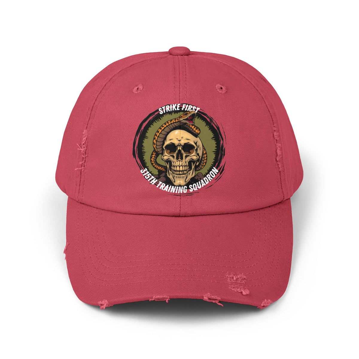 315th TRS Distressed Cap