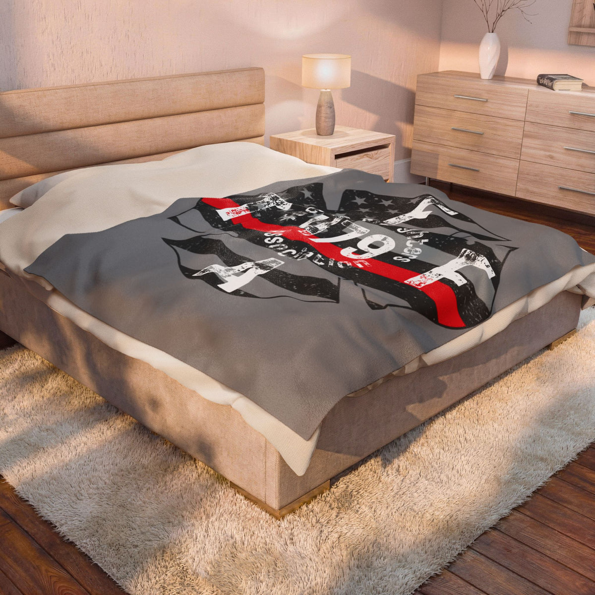 TFFA Local 479 Flag Plush Blanket