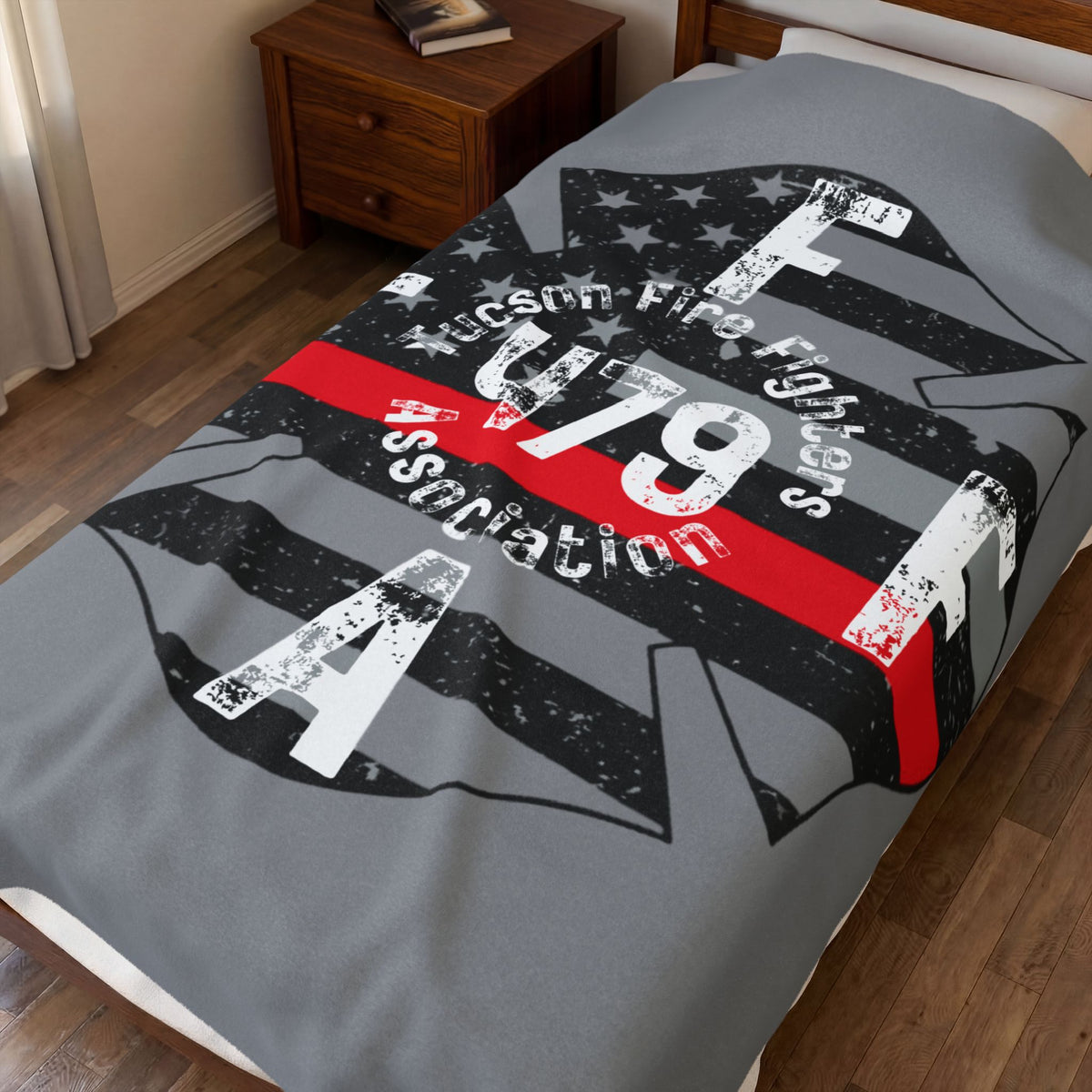 TFFA Local 479 Flag Plush Blanket