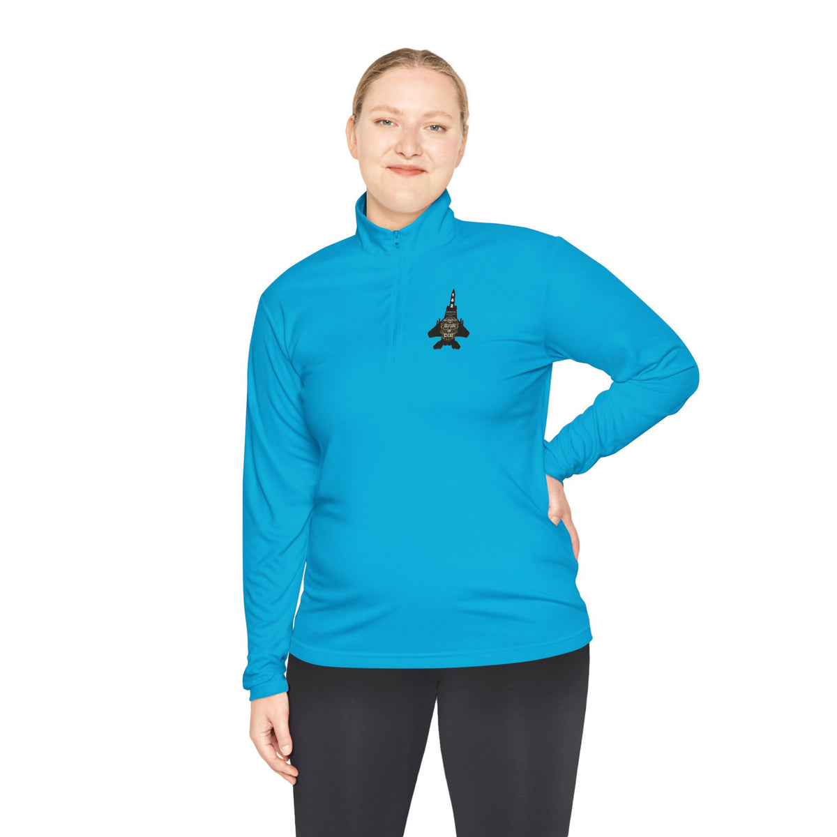F-16 Silhouette Quarter-Zip