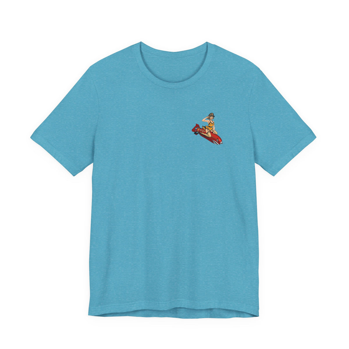 Fire Dept Bomb Pin-Up Tee