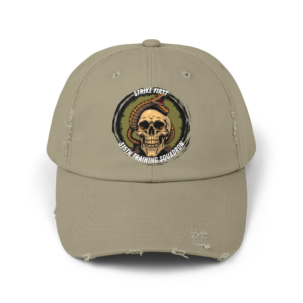 315th TRS Distressed Cap