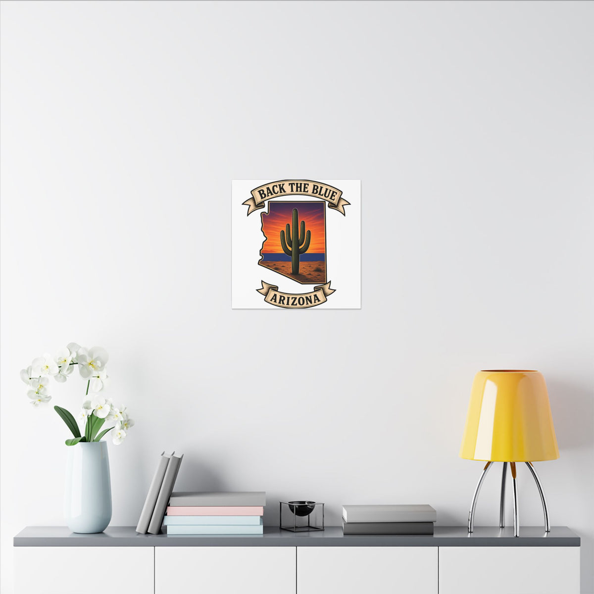 Back the Blue Arizona Canvas Print