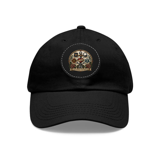 We Support First Responders Leather Patch Dad Hat