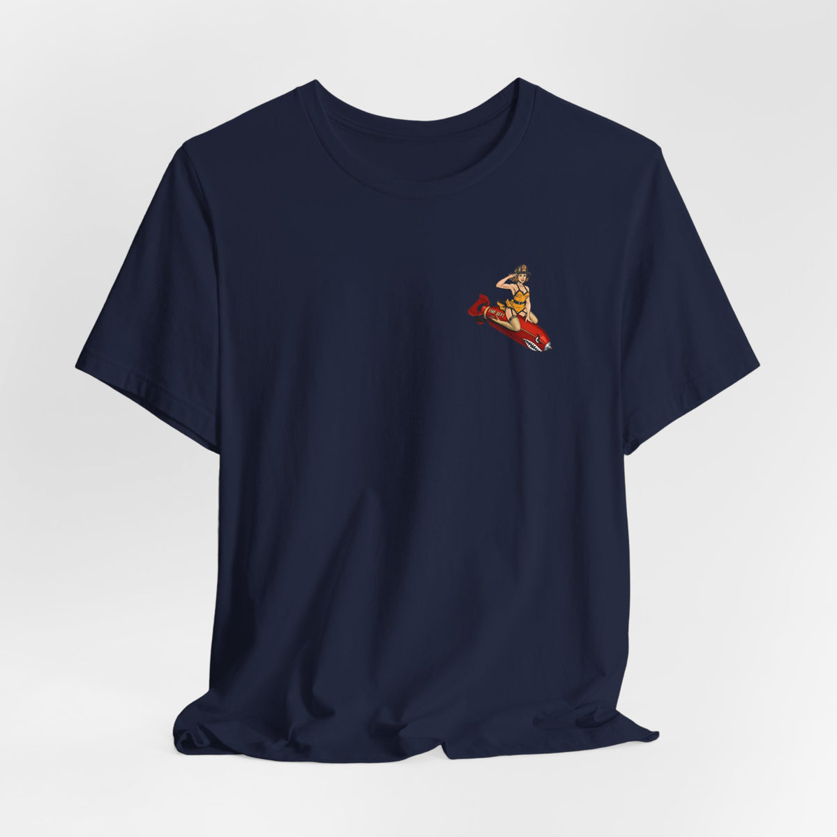 Fire Dept Bomb Pin-Up Tee