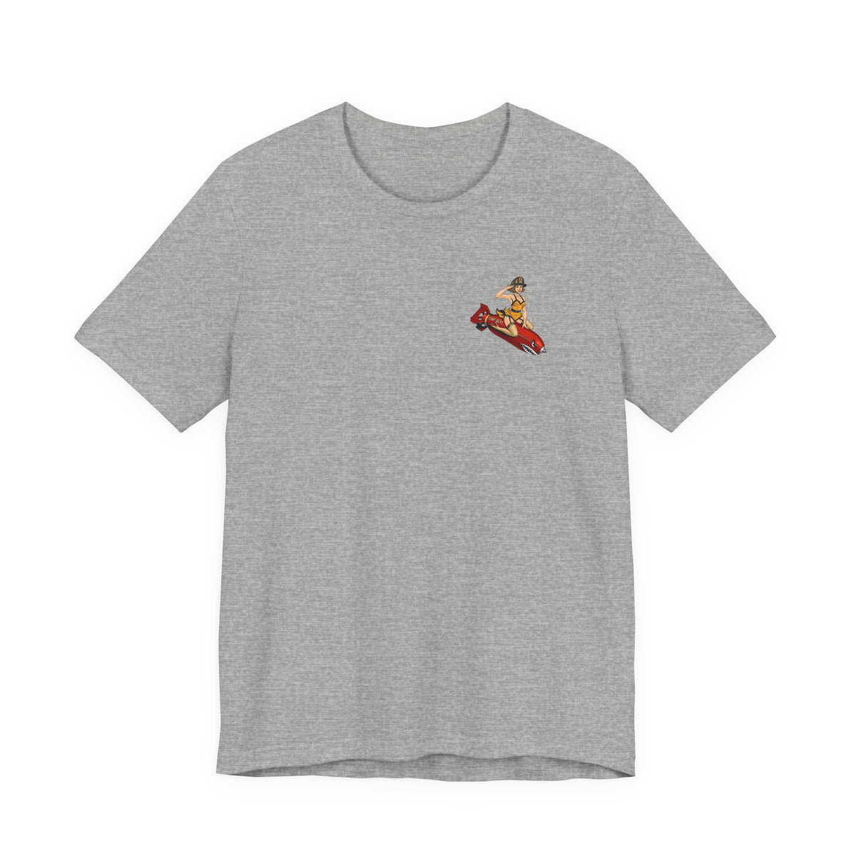 Fire Dept Bomb Pin-Up Tee