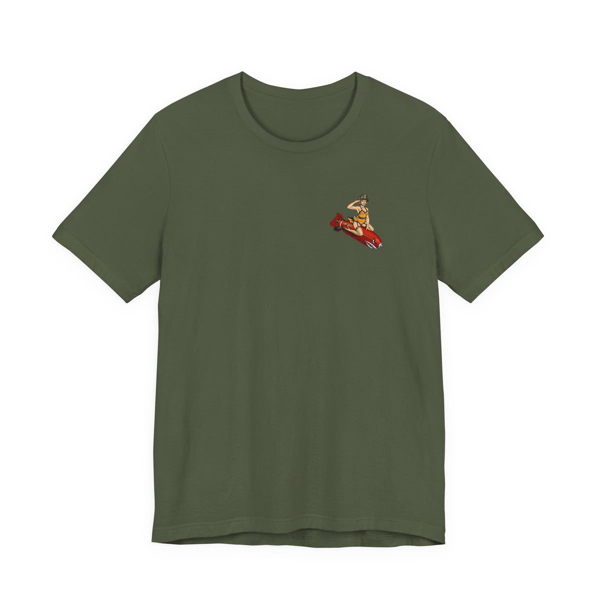 Fire Dept Bomb Pin-Up Tee