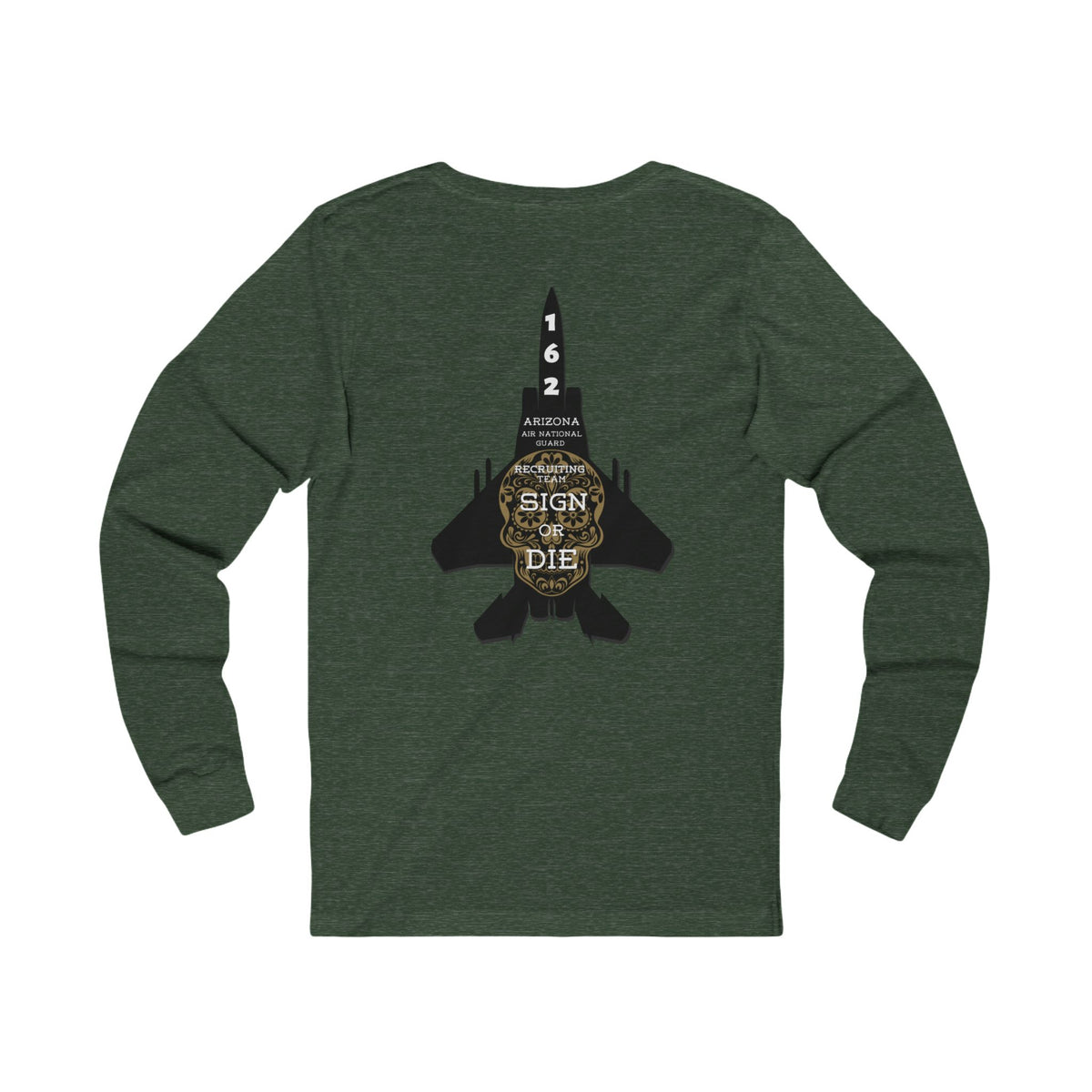 F-16 Silhouette Long Sleeve Tee