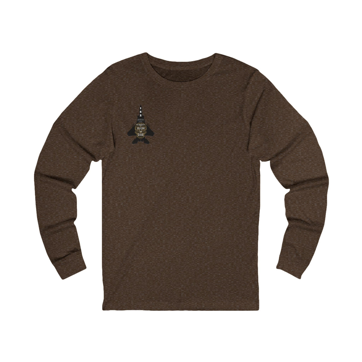 F-16 Silhouette Long Sleeve Tee