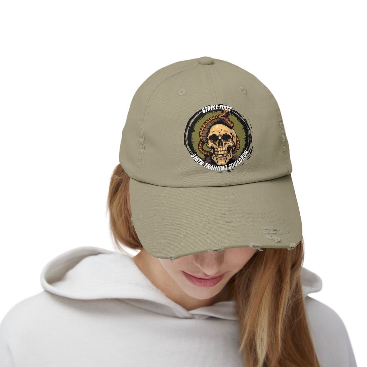 315th TRS Distressed Cap