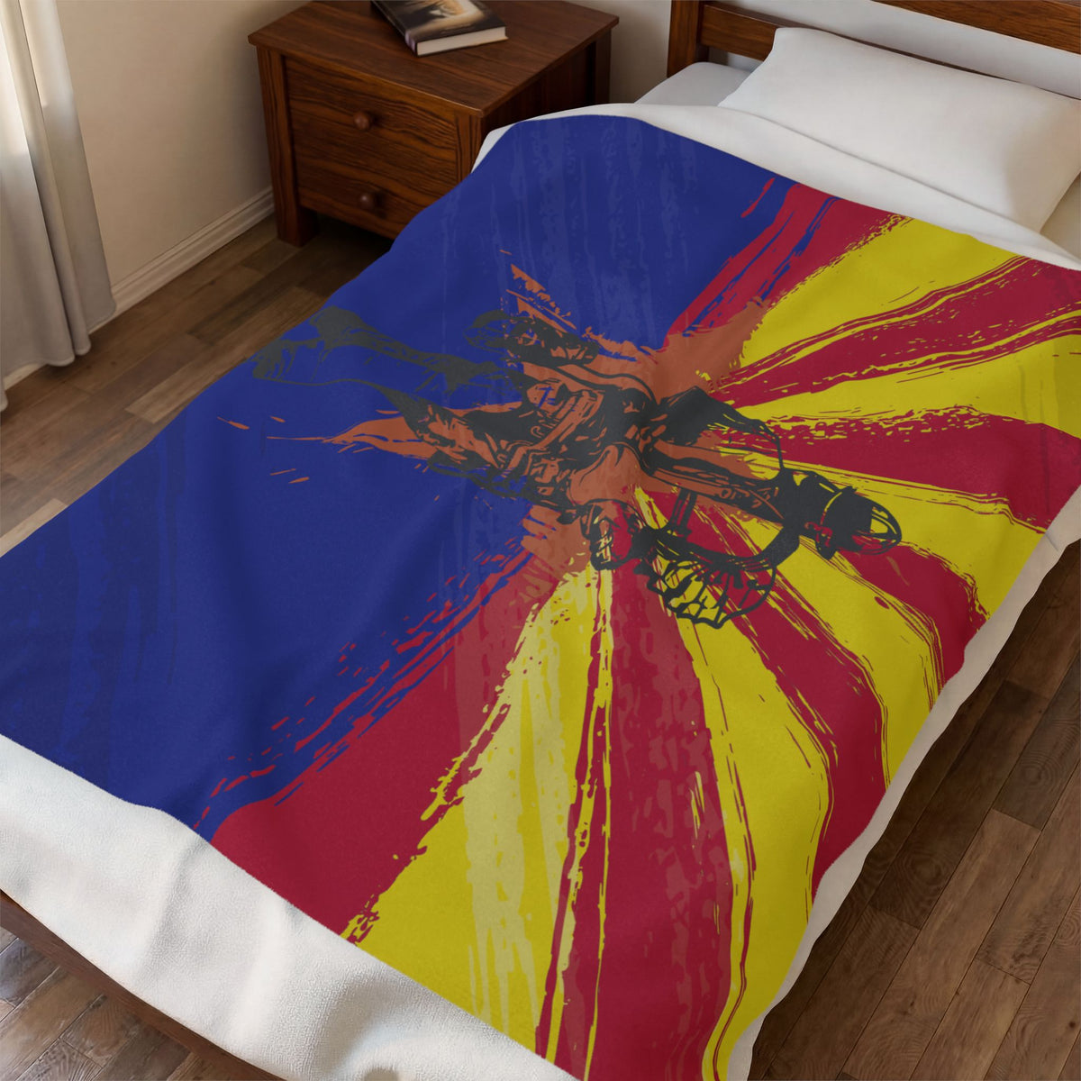 Arizona Flag Firefighter Plush Blanket