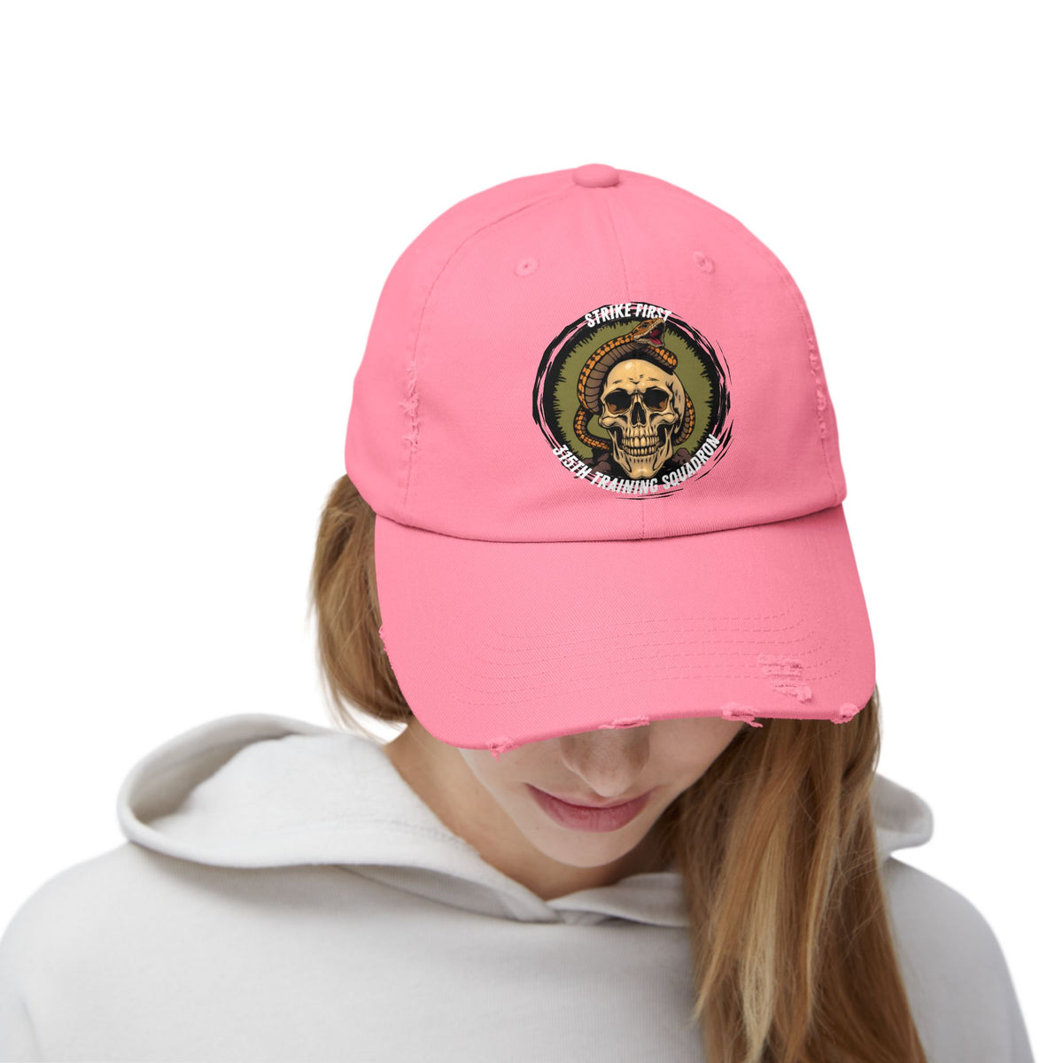 315th TRS Distressed Cap