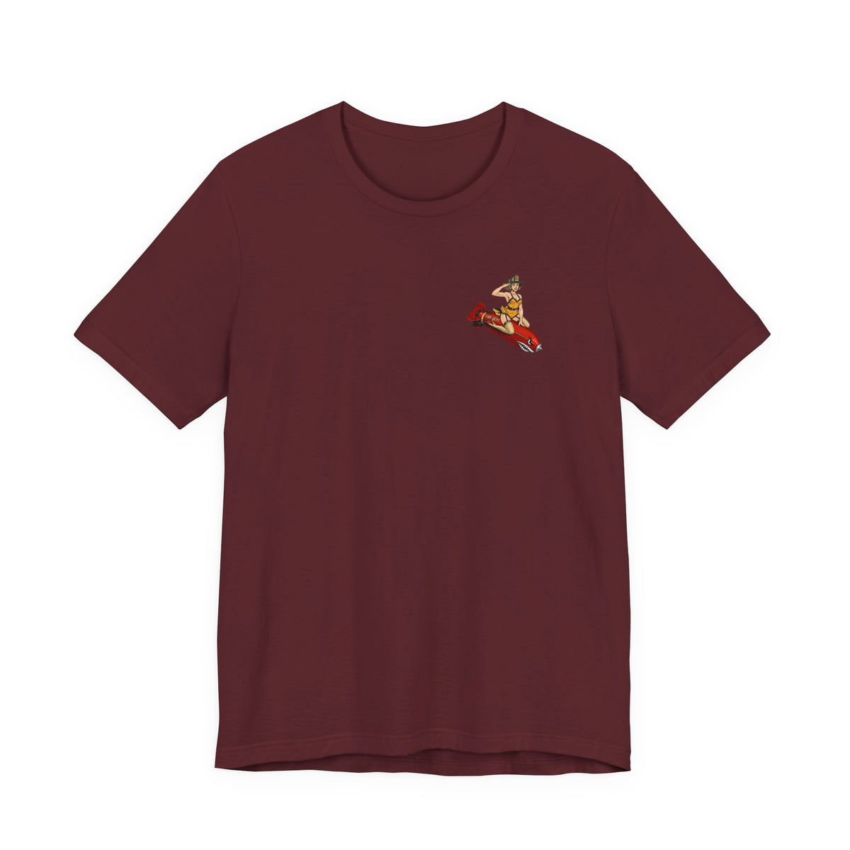 Fire Dept Bomb Pin-Up Tee