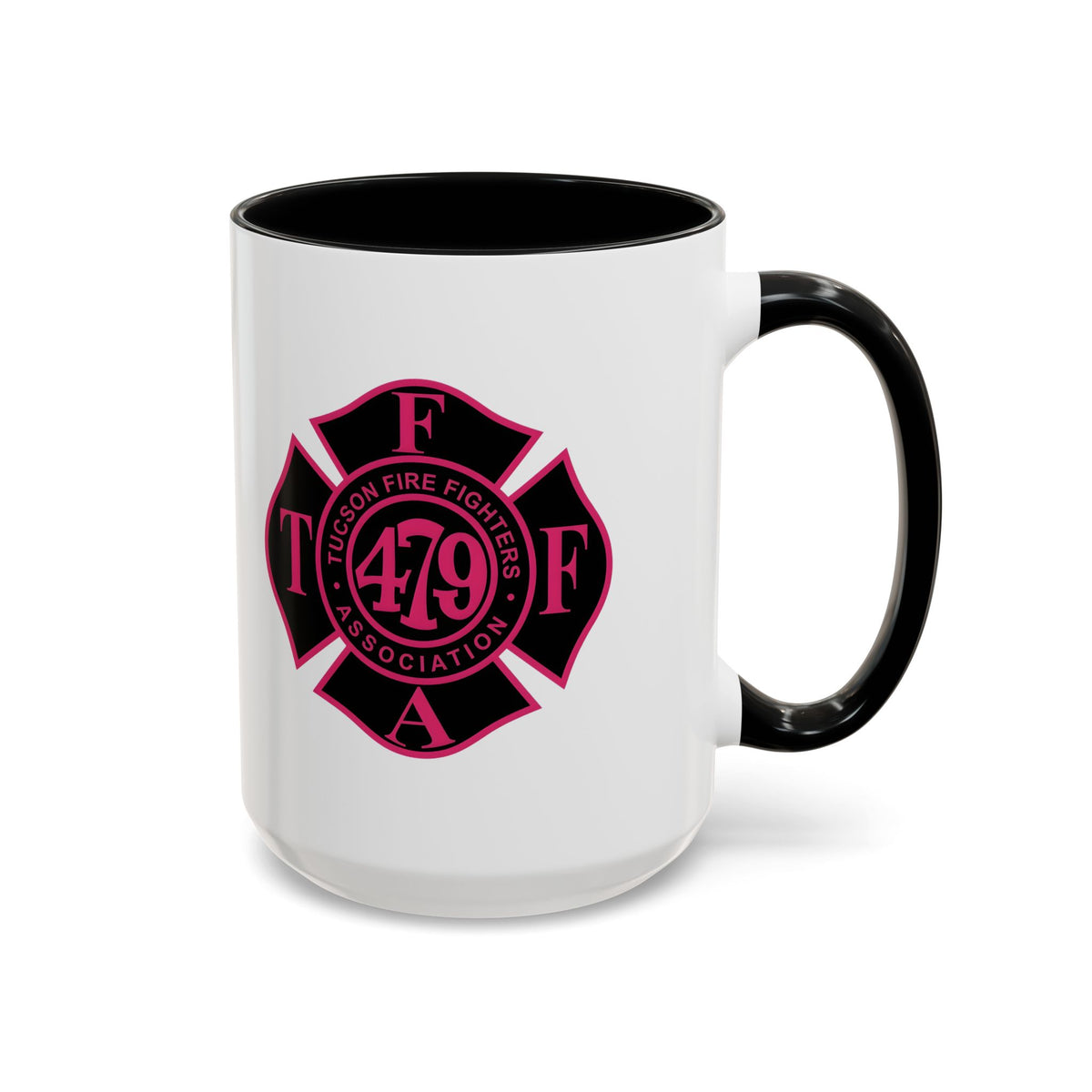TFFA Local 479 Pink Maltese Cross Mug