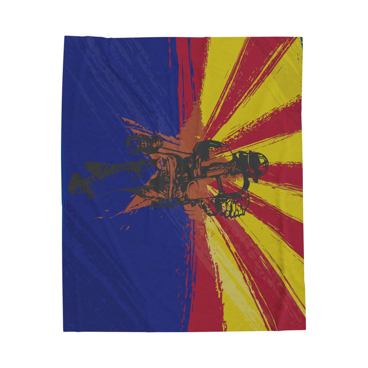 Arizona Flag Firefighter Plush Blanket