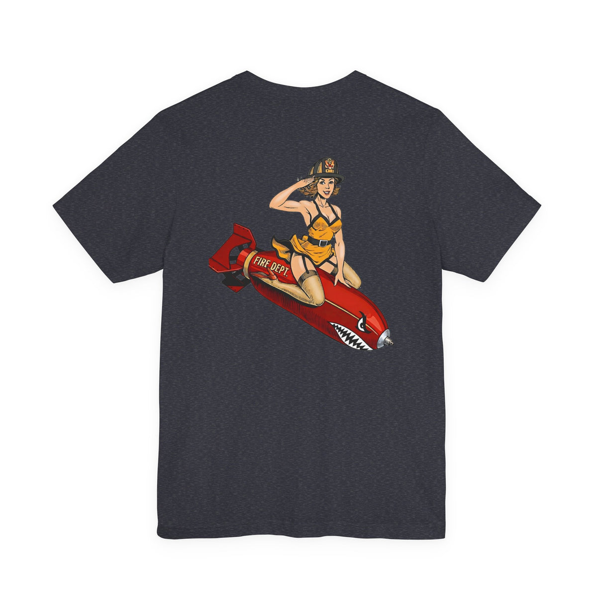 Fire Dept Bomb Pin-Up Tee